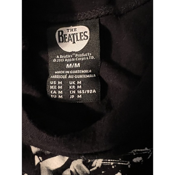 The Beatles 60s Band Top Women's Medium Black Graphic‎ Tank Top Music Pop Rock - Picture 4 of 4